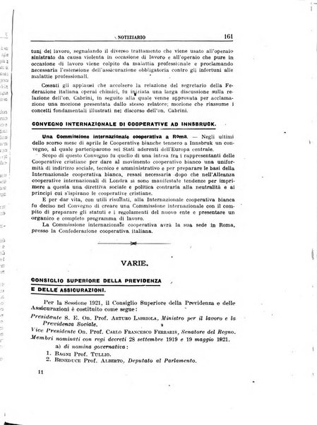 Rassegna della previdenza sociale assicurazioni e legislazione sociale, infortuni e igiene del lavoro