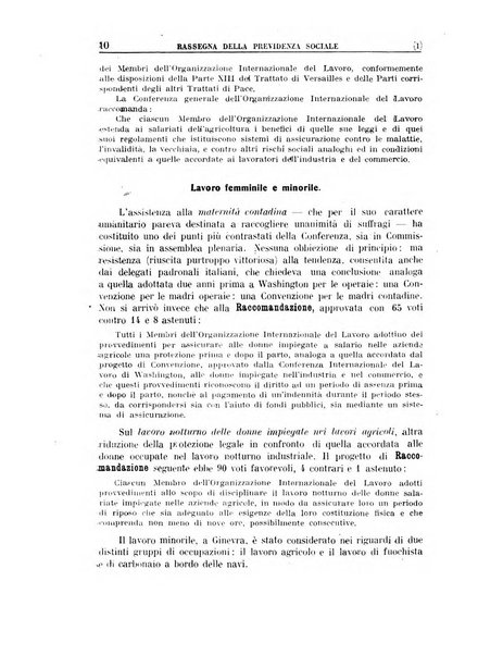 Rassegna della previdenza sociale assicurazioni e legislazione sociale, infortuni e igiene del lavoro