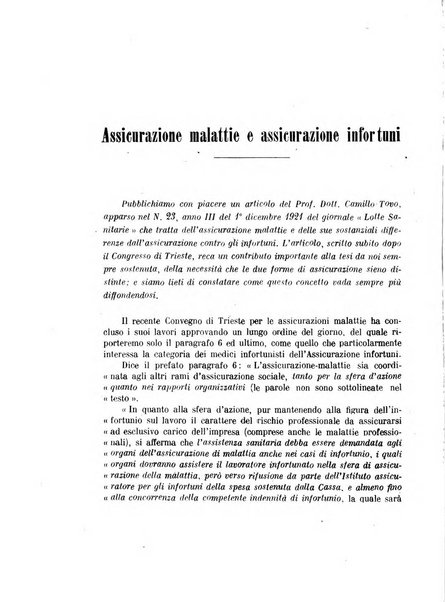 Rassegna della previdenza sociale assicurazioni e legislazione sociale, infortuni e igiene del lavoro