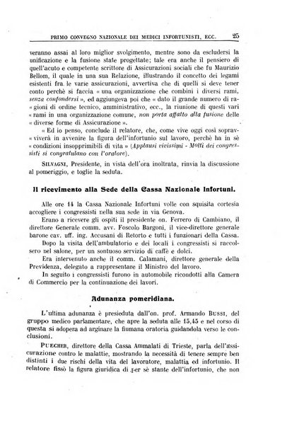 Rassegna della previdenza sociale assicurazioni e legislazione sociale, infortuni e igiene del lavoro