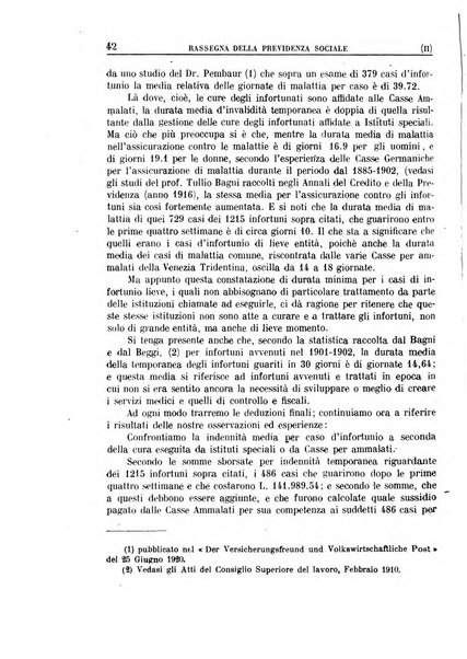 Rassegna della previdenza sociale assicurazioni e legislazione sociale, infortuni e igiene del lavoro