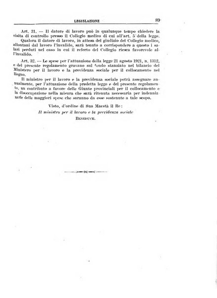 Rassegna della previdenza sociale assicurazioni e legislazione sociale, infortuni e igiene del lavoro