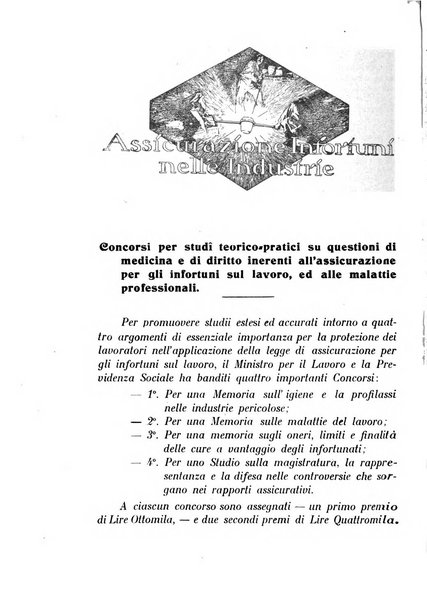 Rassegna della previdenza sociale assicurazioni e legislazione sociale, infortuni e igiene del lavoro