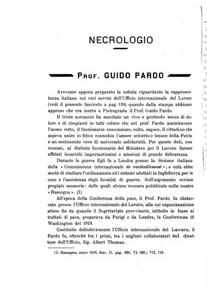 Rassegna della previdenza sociale assicurazioni e legislazione sociale, infortuni e igiene del lavoro