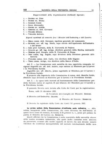 Rassegna della previdenza sociale assicurazioni e legislazione sociale, infortuni e igiene del lavoro