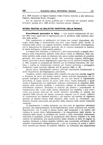 Rassegna della previdenza sociale assicurazioni e legislazione sociale, infortuni e igiene del lavoro