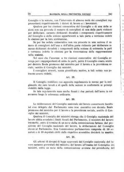 Rassegna della previdenza sociale assicurazioni e legislazione sociale, infortuni e igiene del lavoro