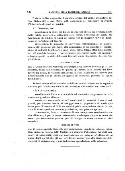 Rassegna della previdenza sociale assicurazioni e legislazione sociale, infortuni e igiene del lavoro