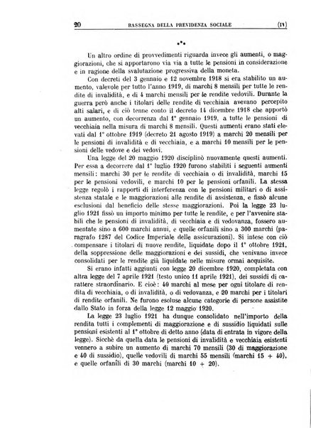 Rassegna della previdenza sociale assicurazioni e legislazione sociale, infortuni e igiene del lavoro