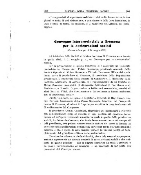 Rassegna della previdenza sociale assicurazioni e legislazione sociale, infortuni e igiene del lavoro