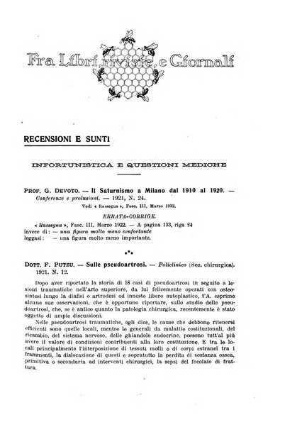 Rassegna della previdenza sociale assicurazioni e legislazione sociale, infortuni e igiene del lavoro