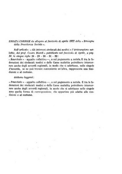 Rassegna della previdenza sociale assicurazioni e legislazione sociale, infortuni e igiene del lavoro