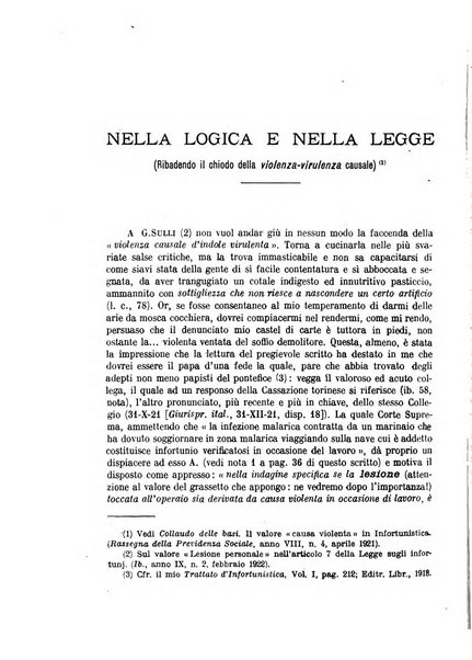 Rassegna della previdenza sociale assicurazioni e legislazione sociale, infortuni e igiene del lavoro