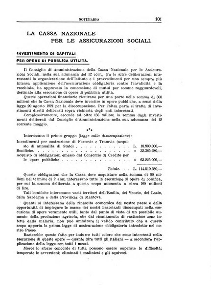 Rassegna della previdenza sociale assicurazioni e legislazione sociale, infortuni e igiene del lavoro