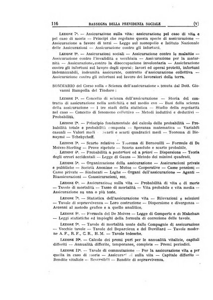 Rassegna della previdenza sociale assicurazioni e legislazione sociale, infortuni e igiene del lavoro