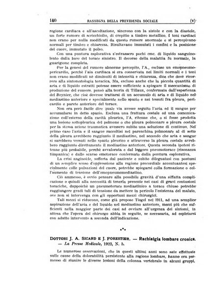 Rassegna della previdenza sociale assicurazioni e legislazione sociale, infortuni e igiene del lavoro