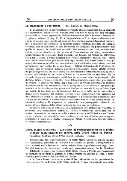 Rassegna della previdenza sociale assicurazioni e legislazione sociale, infortuni e igiene del lavoro