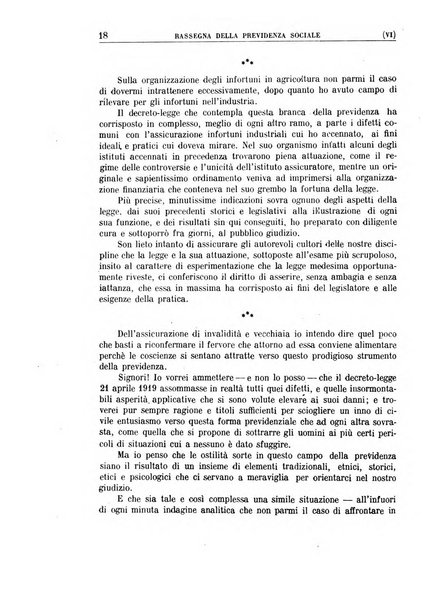 Rassegna della previdenza sociale assicurazioni e legislazione sociale, infortuni e igiene del lavoro