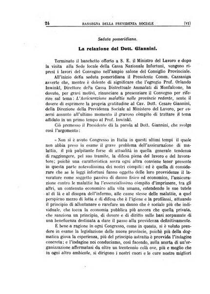 Rassegna della previdenza sociale assicurazioni e legislazione sociale, infortuni e igiene del lavoro