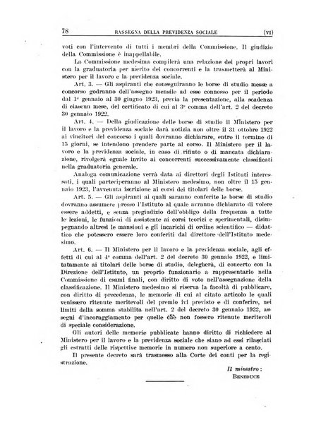 Rassegna della previdenza sociale assicurazioni e legislazione sociale, infortuni e igiene del lavoro