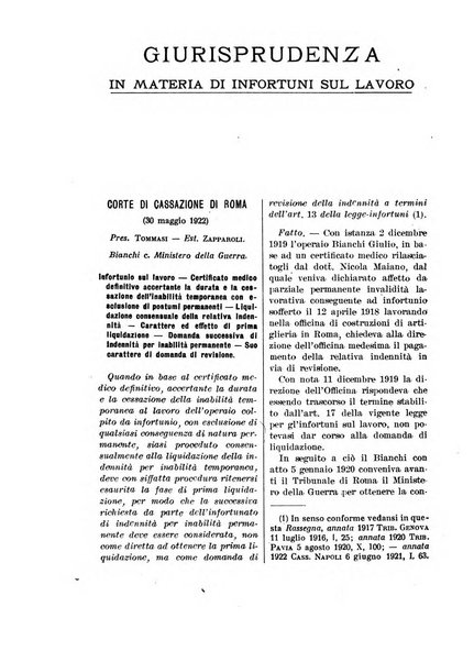 Rassegna della previdenza sociale assicurazioni e legislazione sociale, infortuni e igiene del lavoro