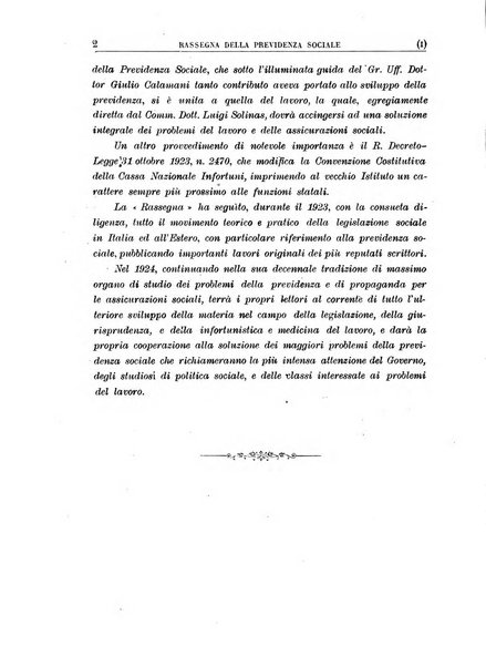 Rassegna della previdenza sociale assicurazioni e legislazione sociale, infortuni e igiene del lavoro