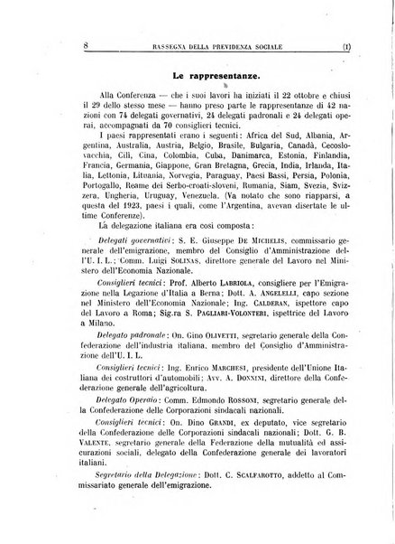 Rassegna della previdenza sociale assicurazioni e legislazione sociale, infortuni e igiene del lavoro