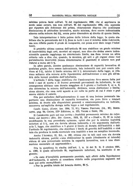 Rassegna della previdenza sociale assicurazioni e legislazione sociale, infortuni e igiene del lavoro