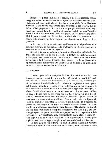 Rassegna della previdenza sociale assicurazioni e legislazione sociale, infortuni e igiene del lavoro