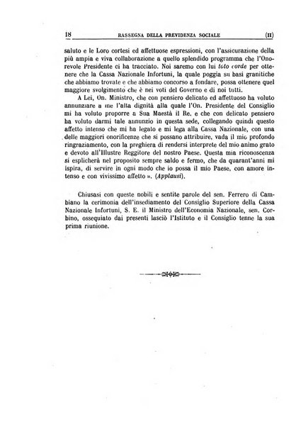 Rassegna della previdenza sociale assicurazioni e legislazione sociale, infortuni e igiene del lavoro