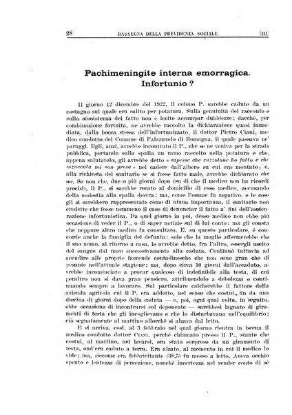 Rassegna della previdenza sociale assicurazioni e legislazione sociale, infortuni e igiene del lavoro