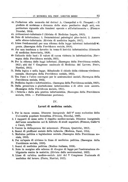 Rassegna della previdenza sociale assicurazioni e legislazione sociale, infortuni e igiene del lavoro