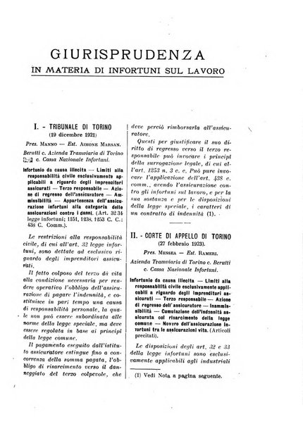 Rassegna della previdenza sociale assicurazioni e legislazione sociale, infortuni e igiene del lavoro