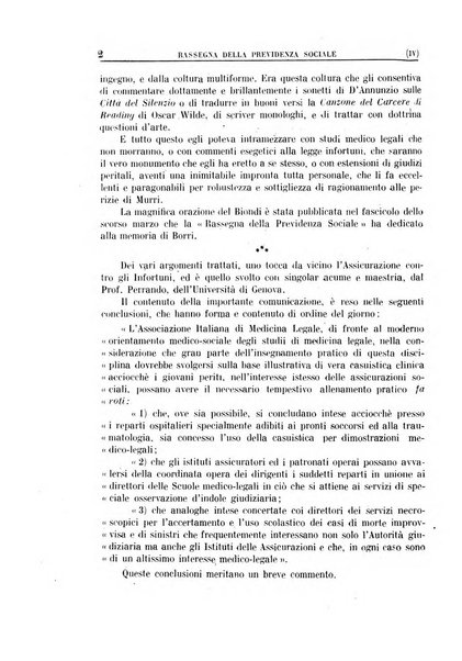 Rassegna della previdenza sociale assicurazioni e legislazione sociale, infortuni e igiene del lavoro