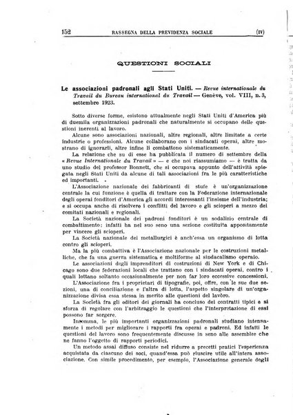 Rassegna della previdenza sociale assicurazioni e legislazione sociale, infortuni e igiene del lavoro