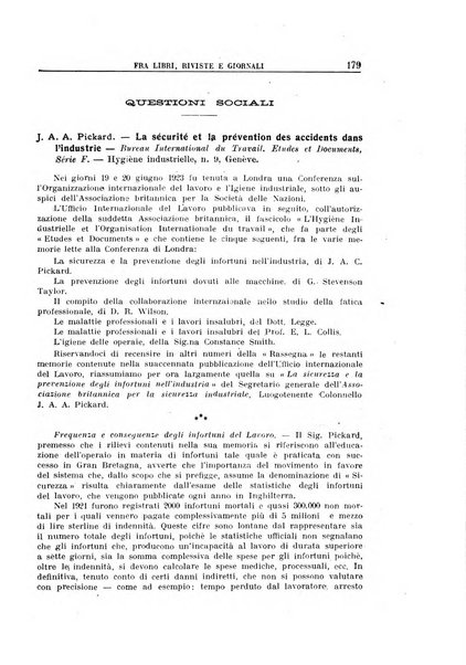 Rassegna della previdenza sociale assicurazioni e legislazione sociale, infortuni e igiene del lavoro