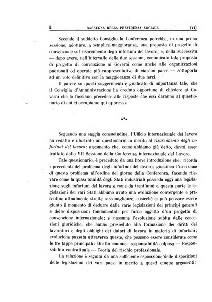 Rassegna della previdenza sociale assicurazioni e legislazione sociale, infortuni e igiene del lavoro