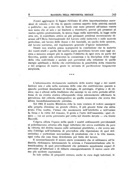 Rassegna della previdenza sociale assicurazioni e legislazione sociale, infortuni e igiene del lavoro