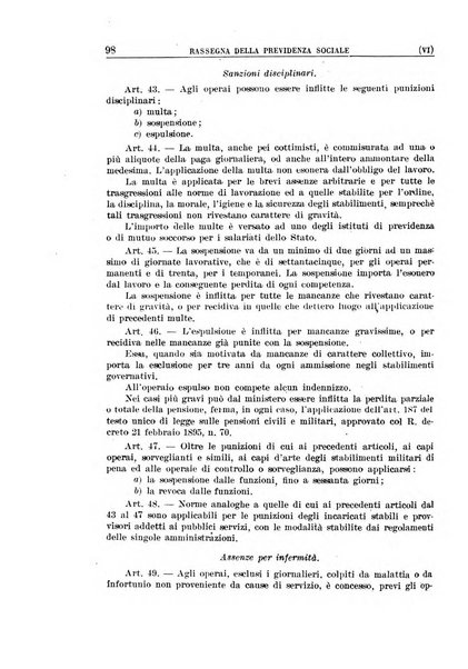 Rassegna della previdenza sociale assicurazioni e legislazione sociale, infortuni e igiene del lavoro