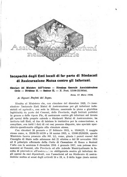 Rassegna della previdenza sociale assicurazioni e legislazione sociale, infortuni e igiene del lavoro