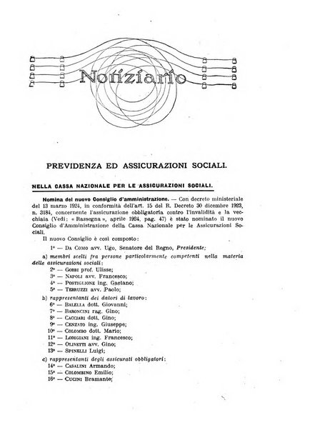 Rassegna della previdenza sociale assicurazioni e legislazione sociale, infortuni e igiene del lavoro