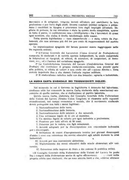 Rassegna della previdenza sociale assicurazioni e legislazione sociale, infortuni e igiene del lavoro