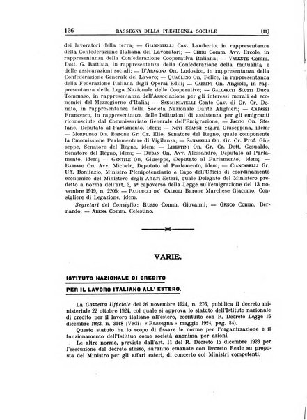 Rassegna della previdenza sociale assicurazioni e legislazione sociale, infortuni e igiene del lavoro