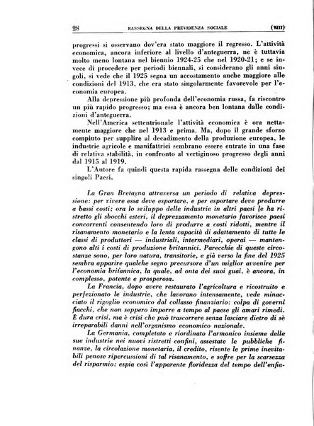 Rassegna della previdenza sociale assicurazioni e legislazione sociale, infortuni e igiene del lavoro