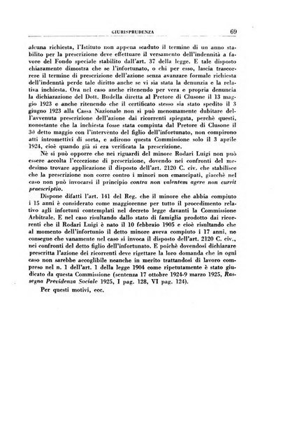 Rassegna della previdenza sociale assicurazioni e legislazione sociale, infortuni e igiene del lavoro