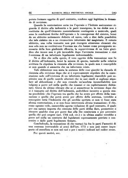 Rassegna della previdenza sociale assicurazioni e legislazione sociale, infortuni e igiene del lavoro