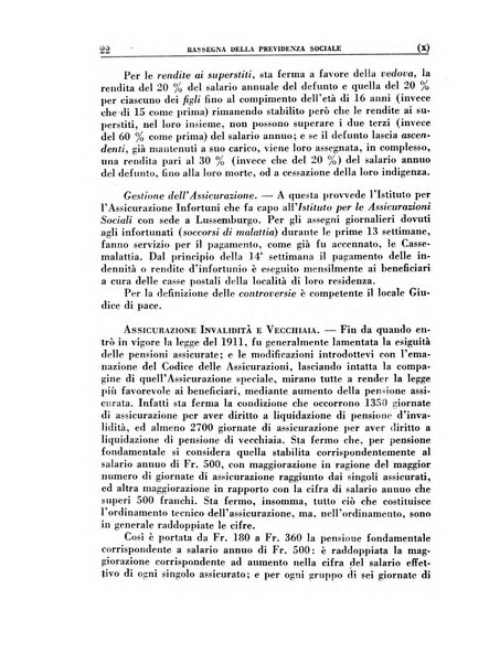 Rassegna della previdenza sociale assicurazioni e legislazione sociale, infortuni e igiene del lavoro