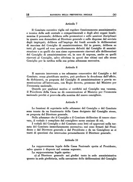 Rassegna della previdenza sociale assicurazioni e legislazione sociale, infortuni e igiene del lavoro