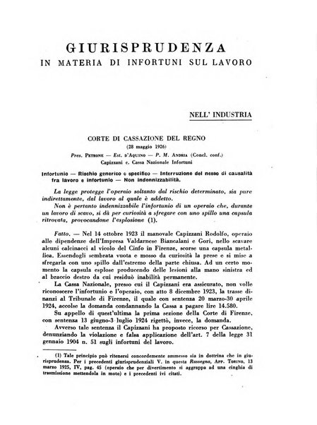 Rassegna della previdenza sociale assicurazioni e legislazione sociale, infortuni e igiene del lavoro