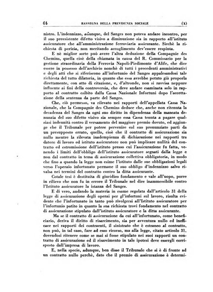 Rassegna della previdenza sociale assicurazioni e legislazione sociale, infortuni e igiene del lavoro